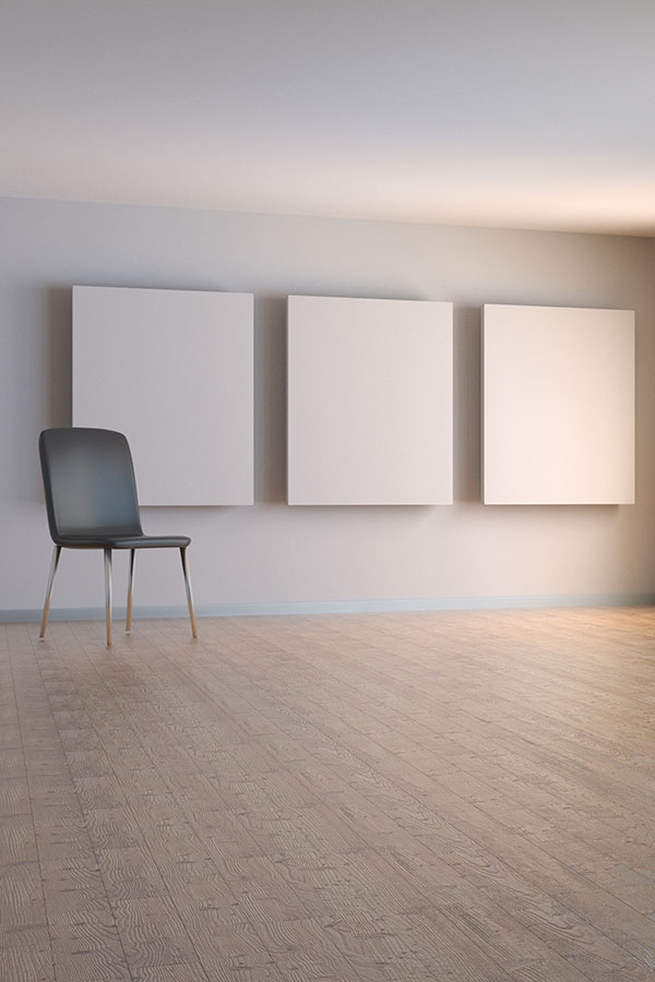 Leerer Platzhalterraum